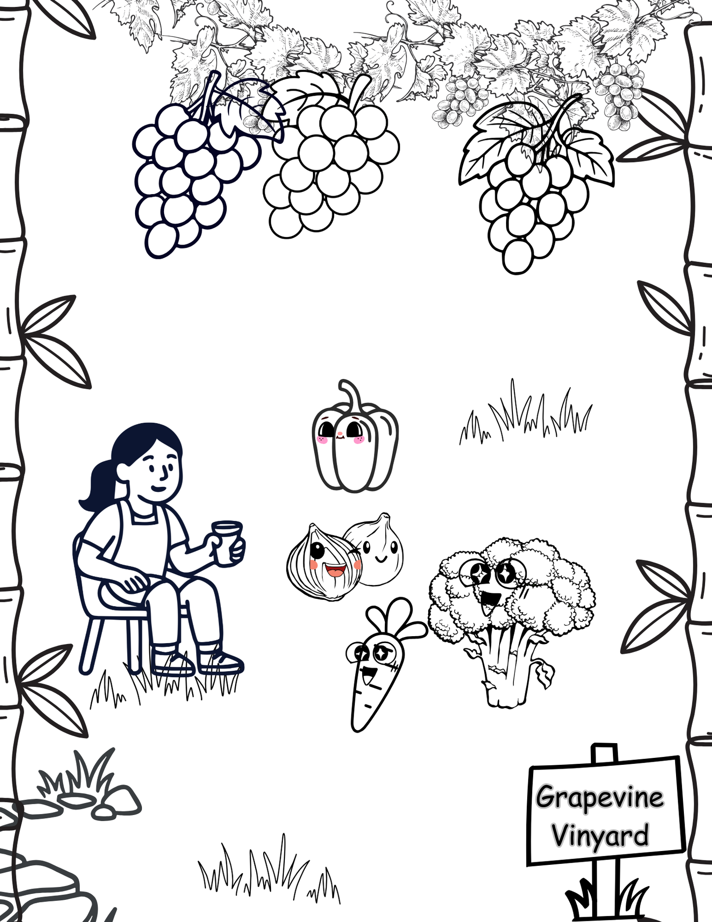 Print Out Pg. 23 Garden Friends eBook
