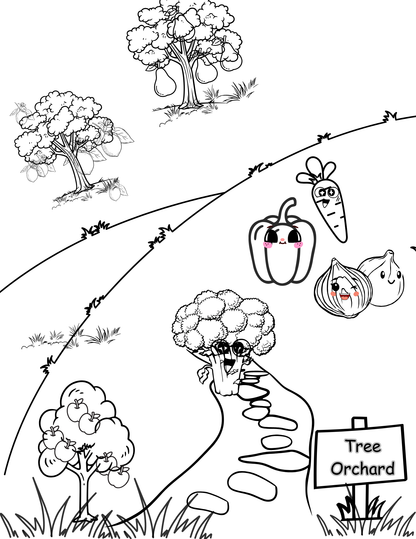 "Bundle" #1 ~ 5 Printouts ~ Garden Friends eBook Series