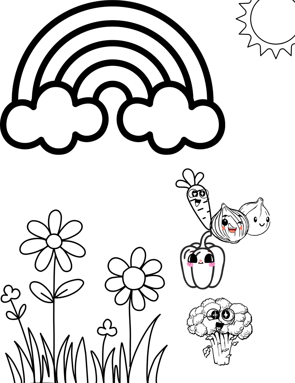 "Bundle" 5 ~ Printouts ~ Garden Friends eBook Series