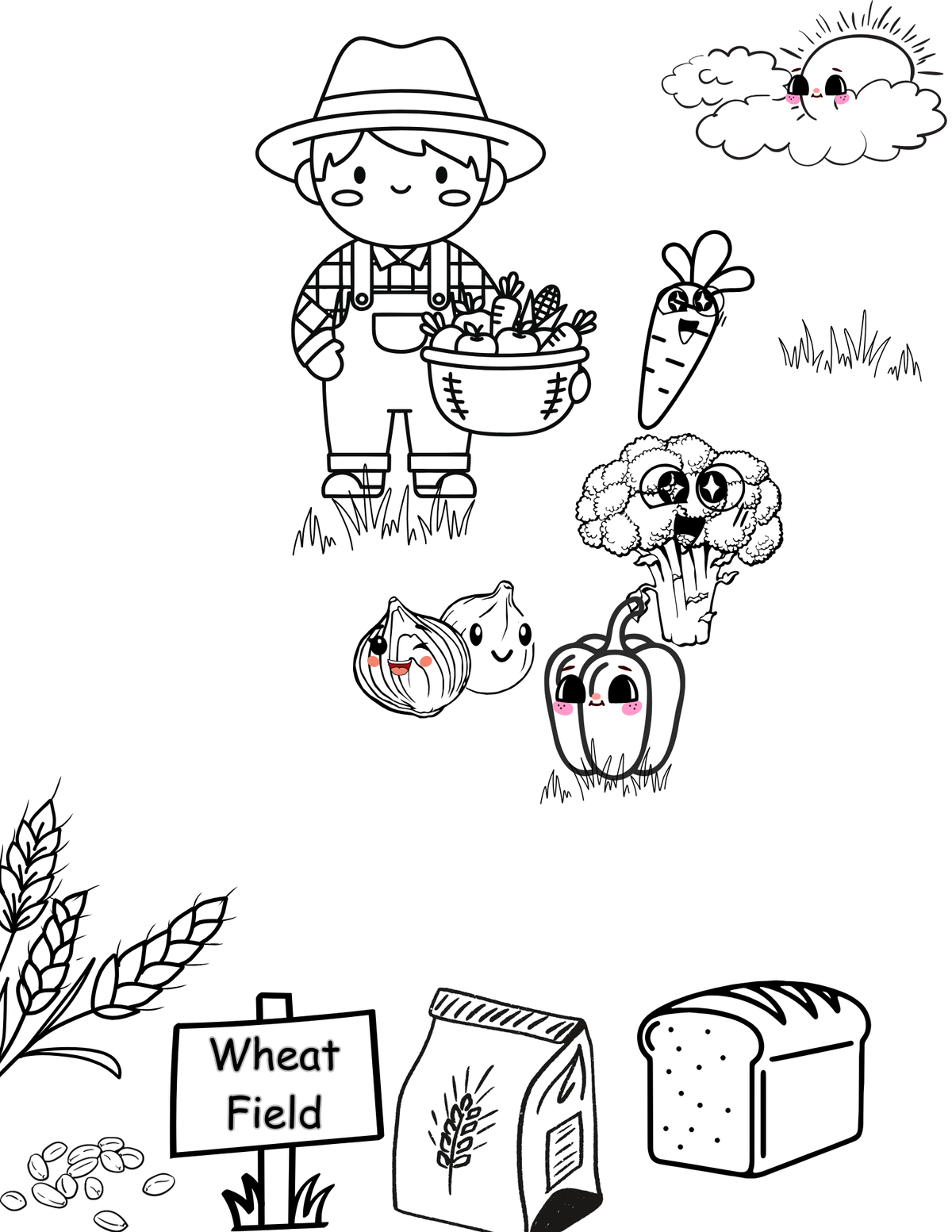 Print Out Pg. 19 Garden Friends eBook