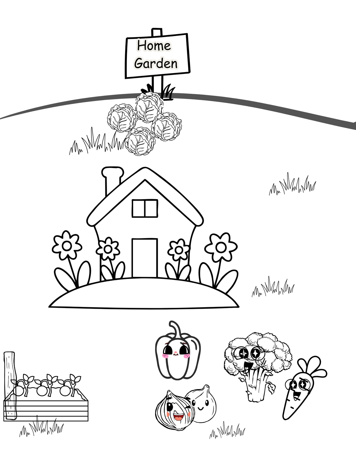 Print Out Pg. 25 Garden Friends eBook