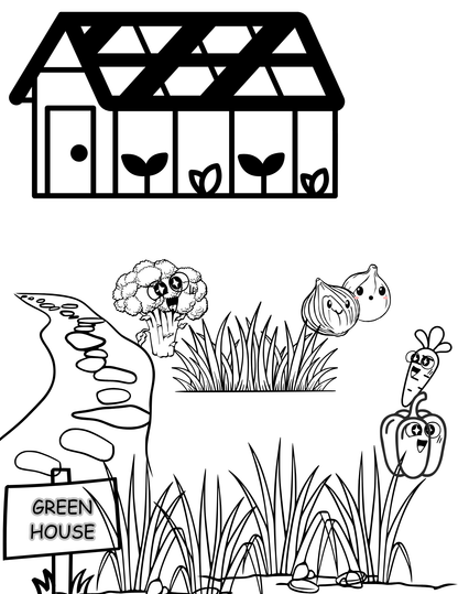 "Bundle" #1 ~ 5 Printouts ~ Garden Friends eBook Series