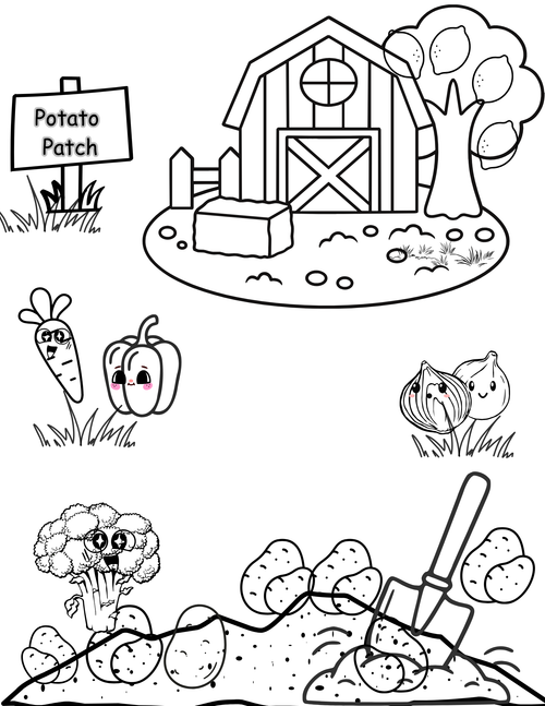 "Bundle" 5 ~ Printouts ~ Garden Friends eBook Series