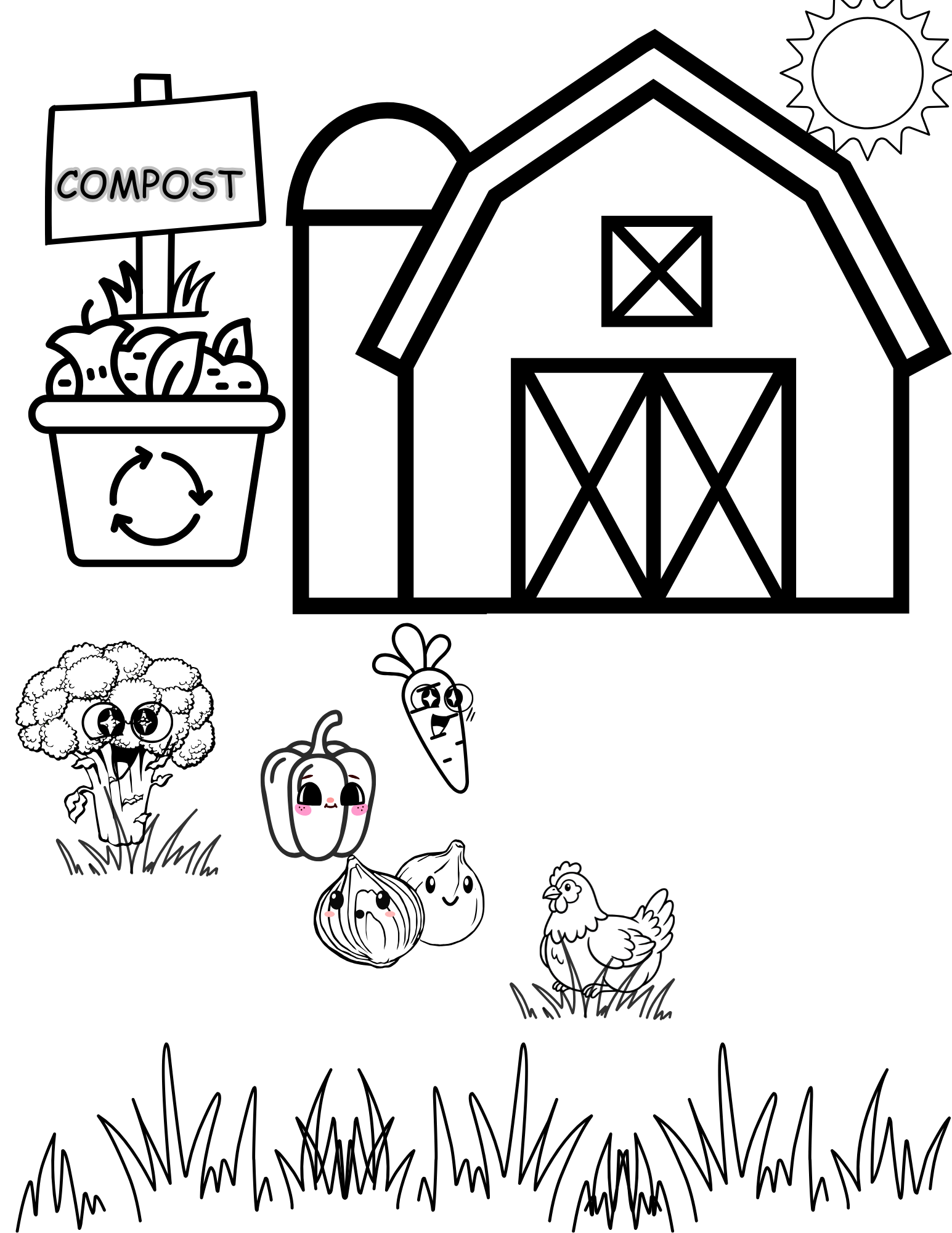 "Bundle" 5 ~ Printouts ~ Garden Friends eBook Series